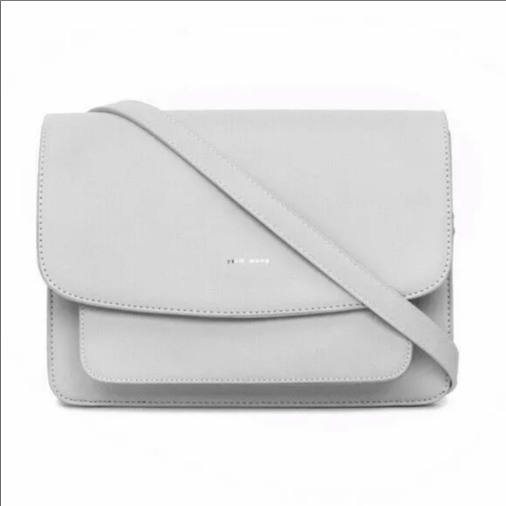 NEW Pixie Mood Zoe Crossbody Grey Vegan Leather Bag Handbag Purse